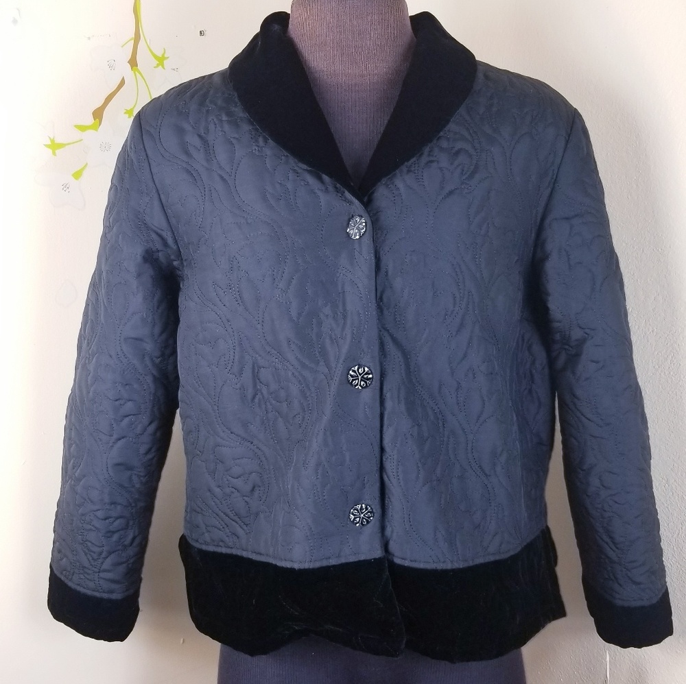 David Dart Collection  Embroidered/Quilted Jacket
